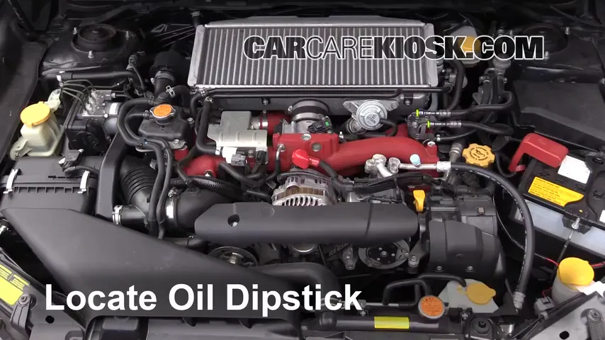 2016 Subaru WRX STI 2.5L 4 Cyl. Turbo Oil Check Oil Level